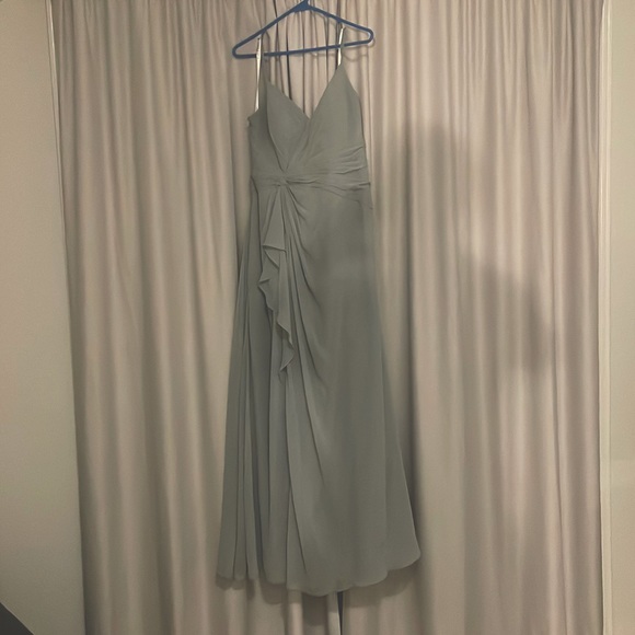 Azazie Dolphin Grey Bridesmaid dress - Picture 1 of 3